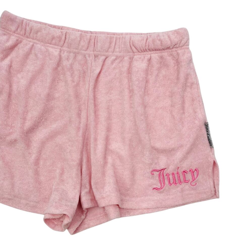 Juicy Couture pink terrycloth shorts